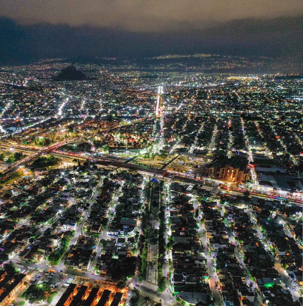 Mexico City by night